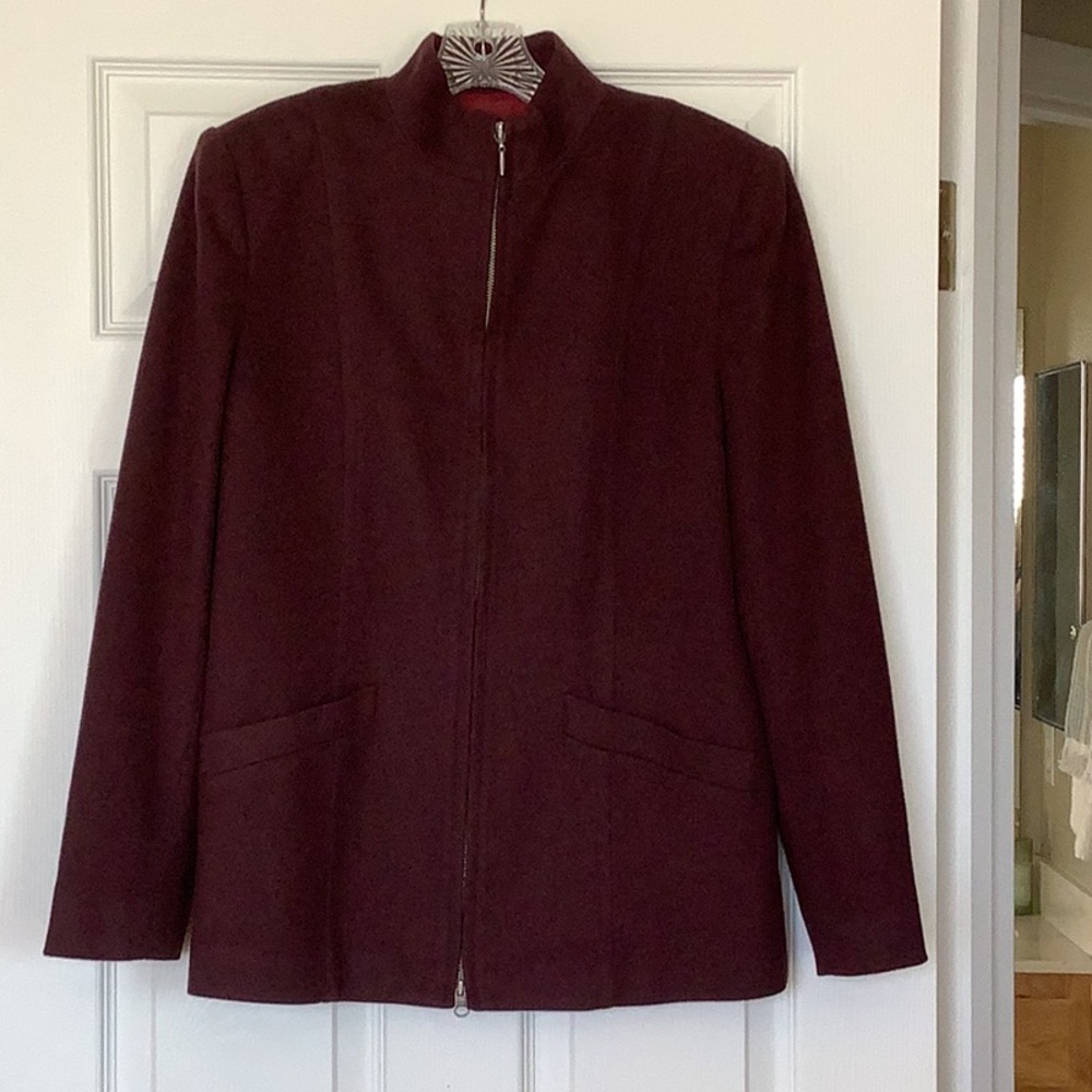 Classiques Entier burgundy jacket